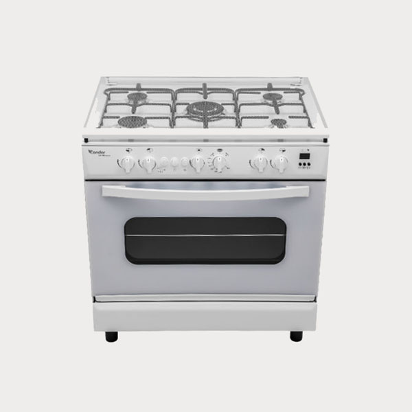 Cuisiniere saphir 6080 5fx blanc condor