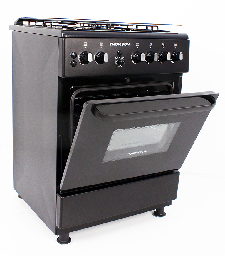 Cuisiniere  thomson 60x60 inox ventile 660  black 660 fdr